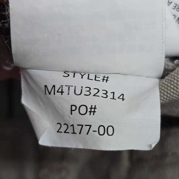 Prana Pants Mens 40x32‎ (Fits 38x31.5) Beige Slim Stretch Hiking Outdoor - Picture 9 of 14